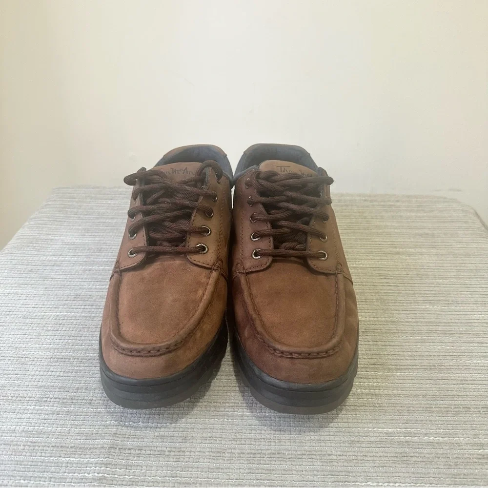 Mens Thom Mcan Oxford Shoes  Size 12W  Leather‎ Uppers - Brown
